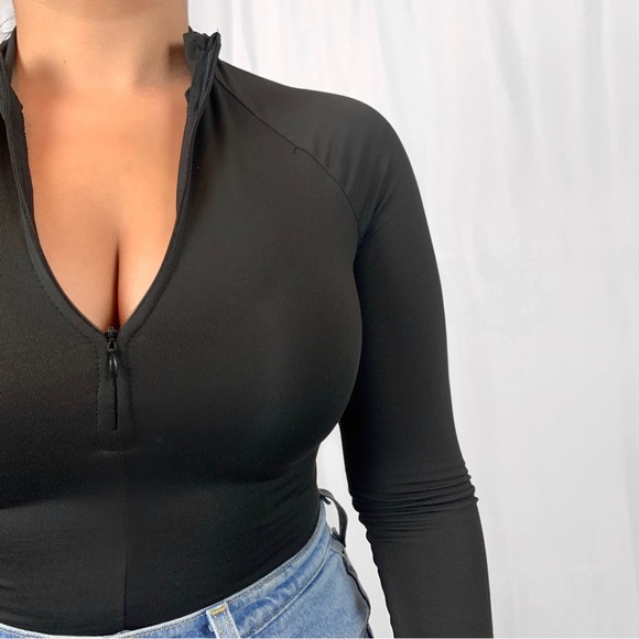 BUNNY BOUTIQUE - Brooke Bodysuit - NWT - Fitted Zipper Bodysuit, Button Closure - Picture 4 of 4